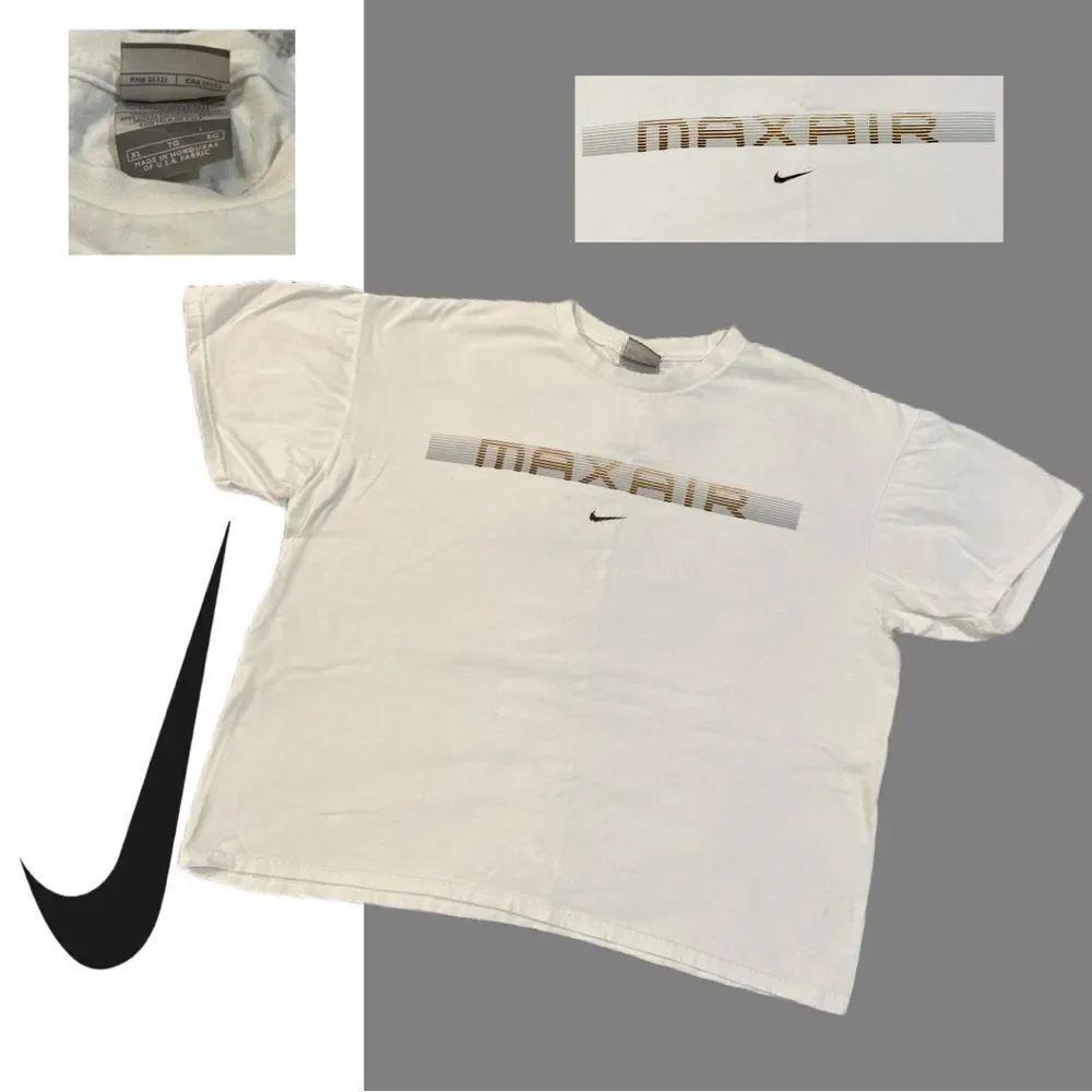 Nike Max Air Logo VINTAGE‎ 90’s Tee - Size XL